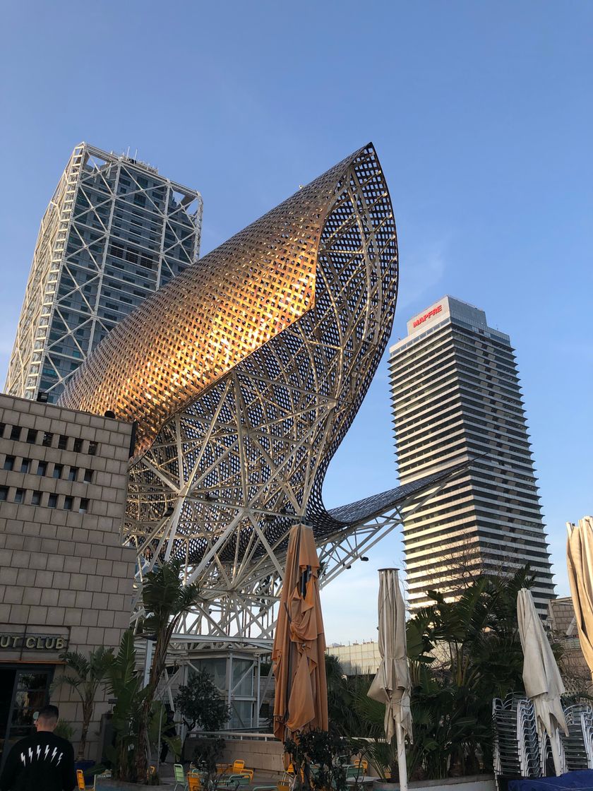 Lugar Peix Olímpic Frank Gehry