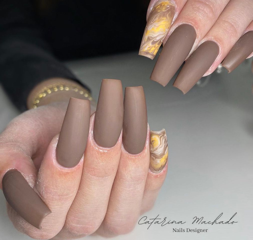 Social Fall Nails 