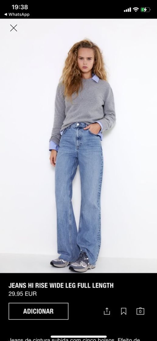 Moda Jeans Hi Rise wide leg full length 