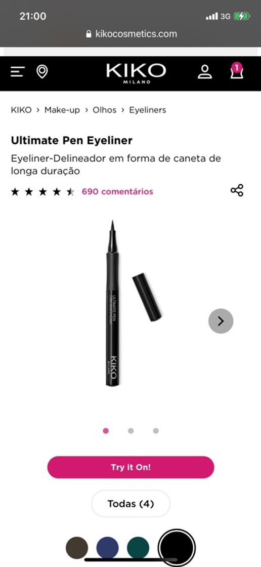 Moda Eyeliner-Delineador em forma de caneta de longa duração