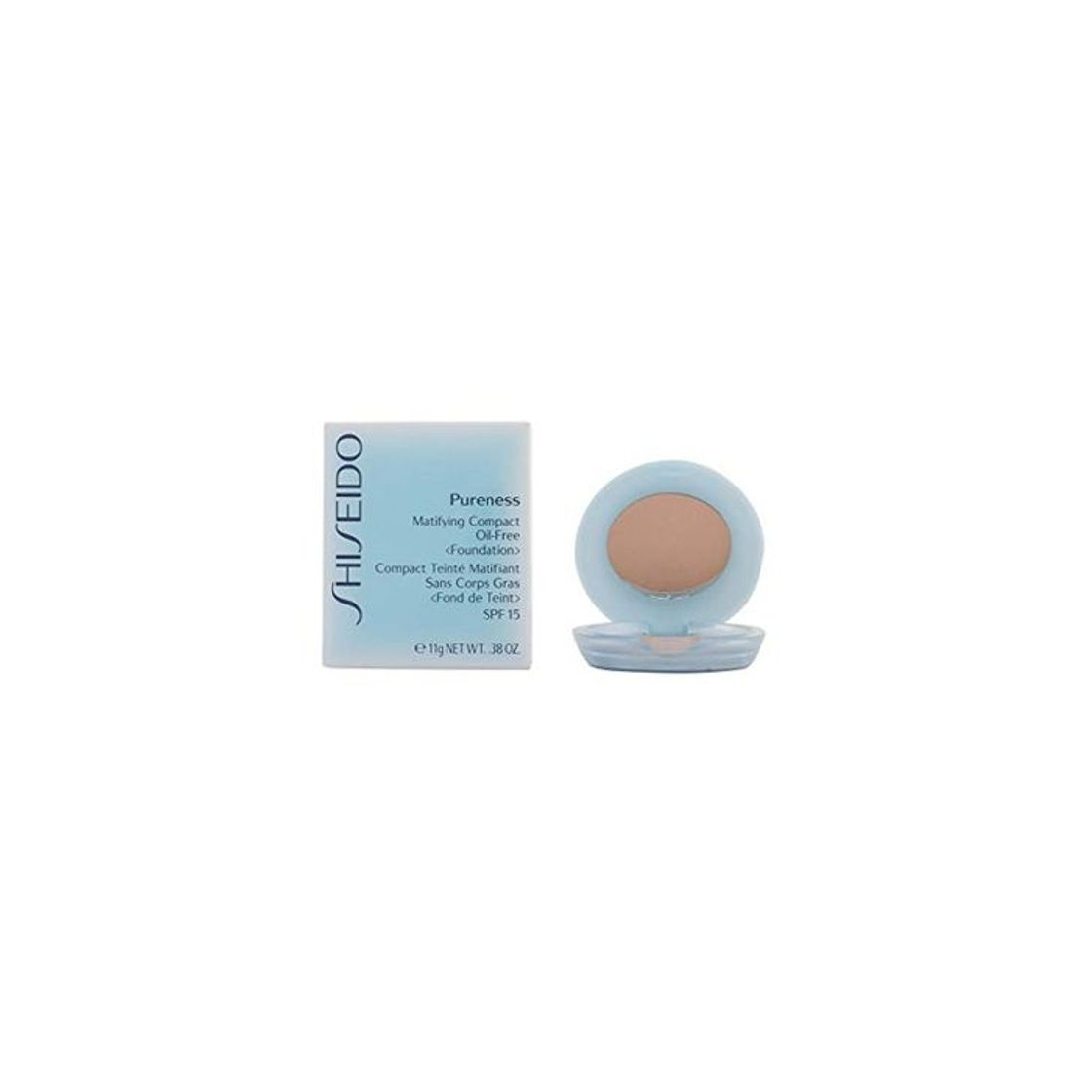 Belleza SHISEIDO PURENESS matifying compact #50-deep ivory 11 gr