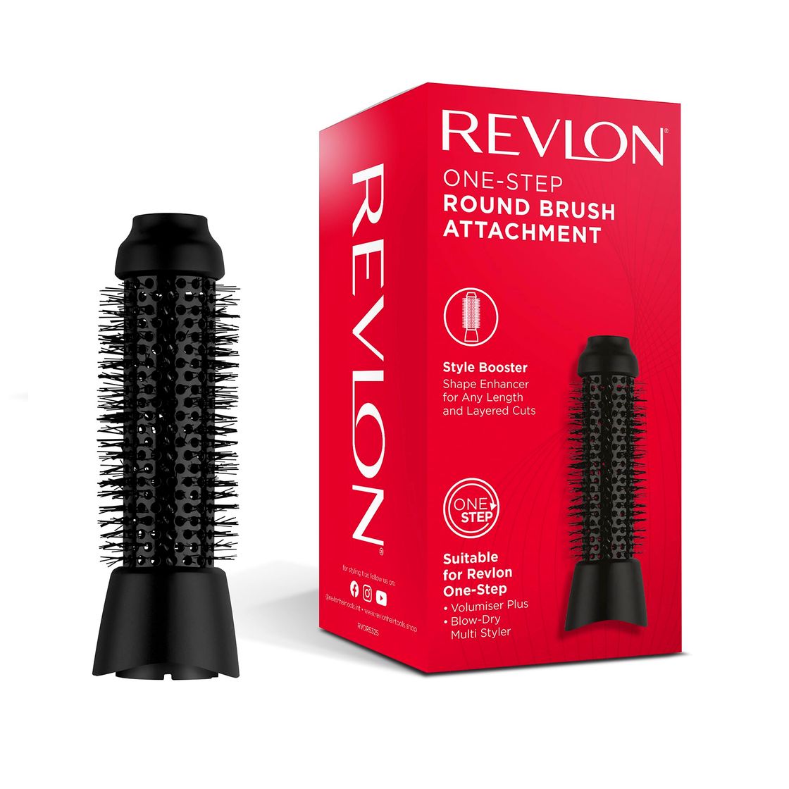 Belleza Revlon Cabezal de cepillo redondo de un solo paso