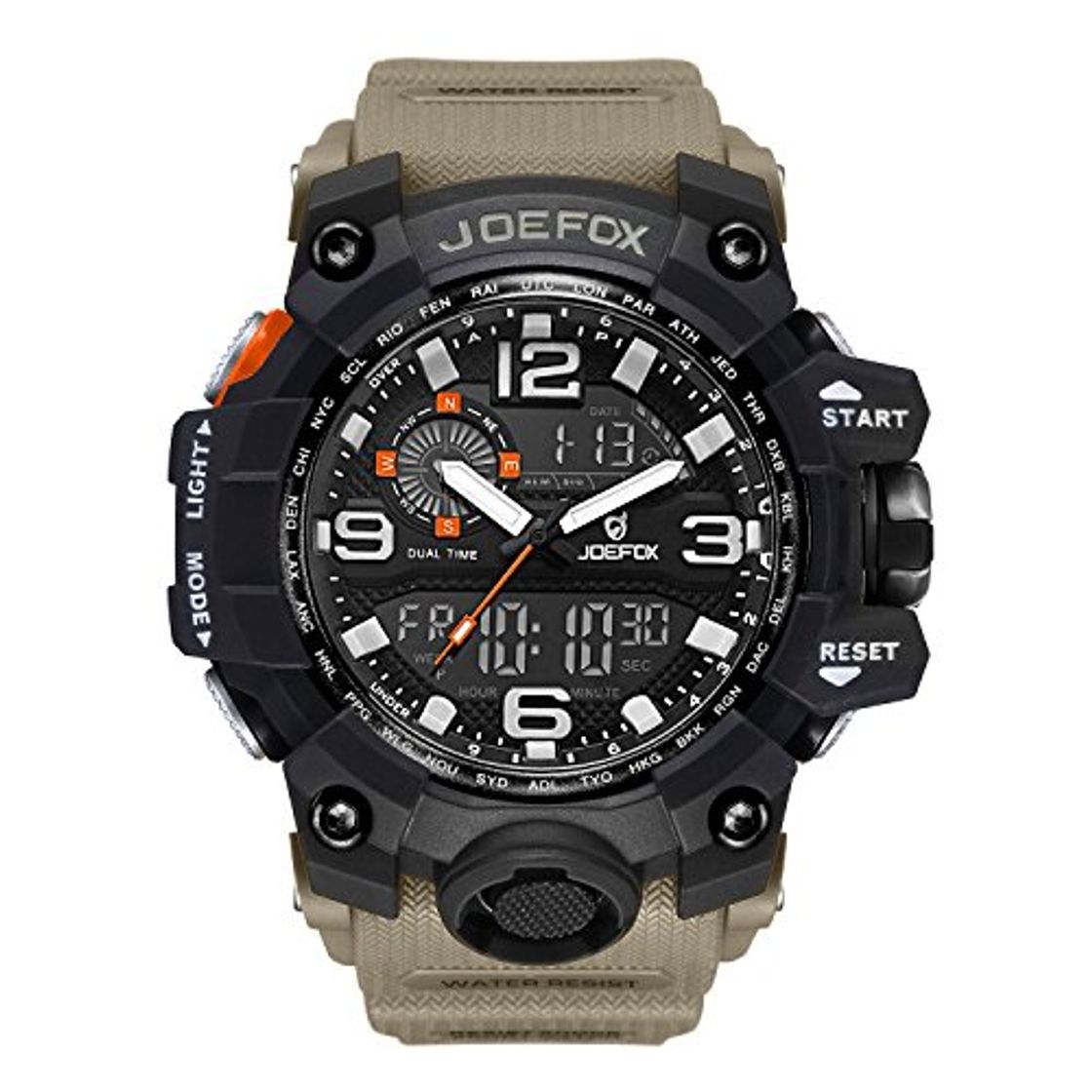 Product LIBARTE Hombre Reloj Deportivo Militar Sport Hombres Reloj de Pulsera Reloj Pulsera