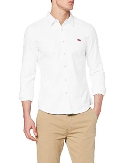 Levi's LS Battery Hm Shirt Slim Camisa, White