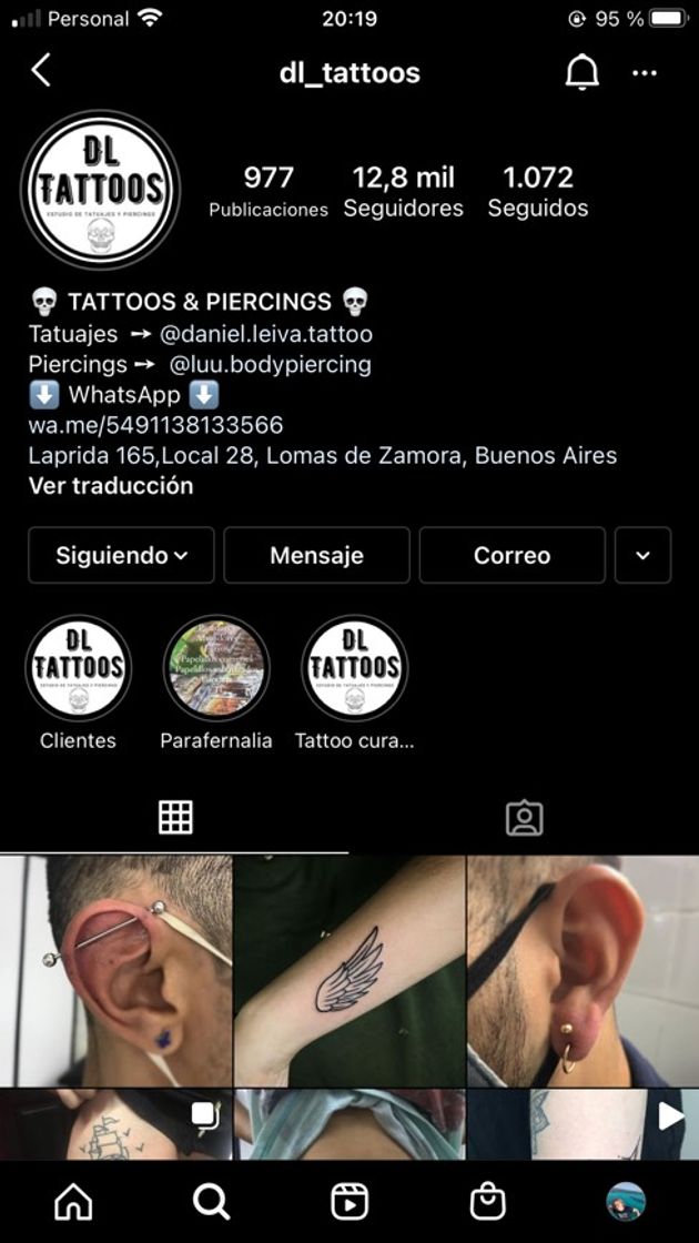 Fashion Local de piercings y tatuajes en zona sur, Buenos Aires Arg