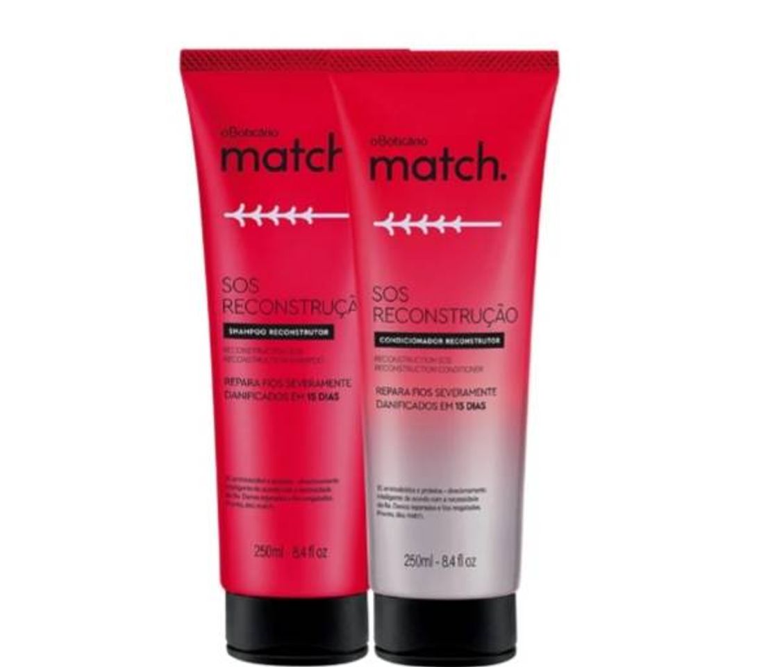 Moda Combo Match SOS Reconstrução: Shampoo + Condicionador