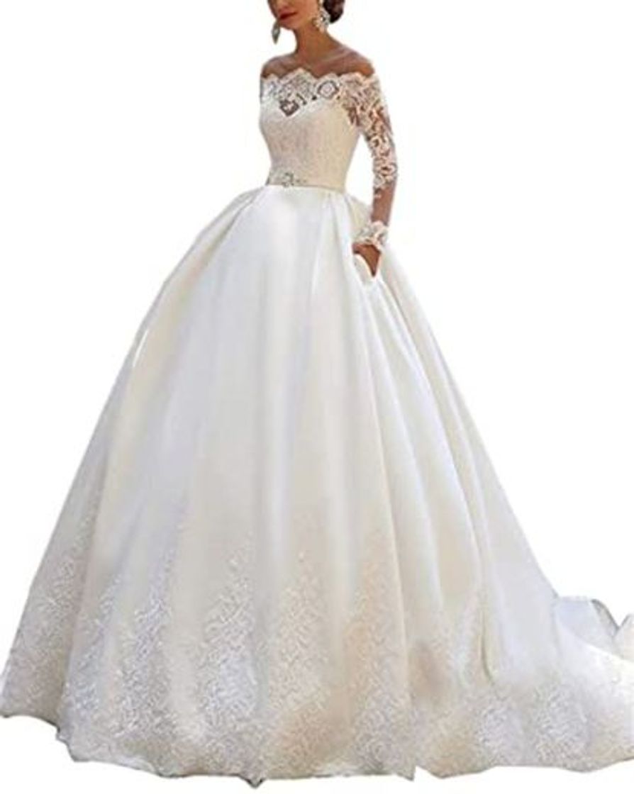 Fashion Sweetheart Lace Wedding Dresses 2019 Ball Gowns ... - Amazon.com