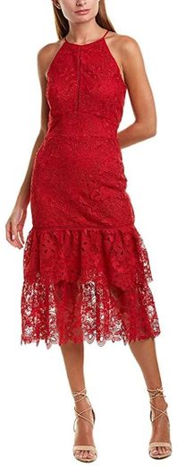 RACHEL ZOE Women's Annalise Guipure Lace Midi Dress at ...