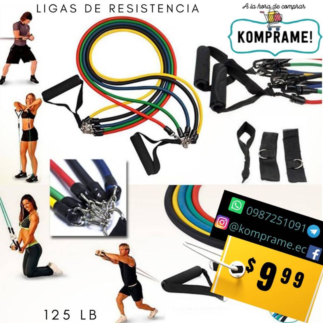 Producto Ligas de resistencia tubulares 💪 Ejercítate donde quiera! 