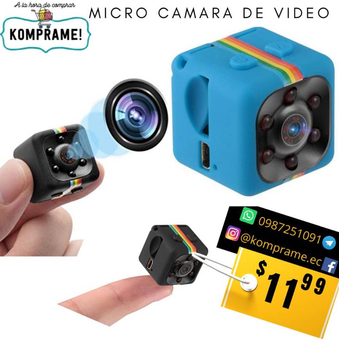 Producto Micro cámara de video 📹 