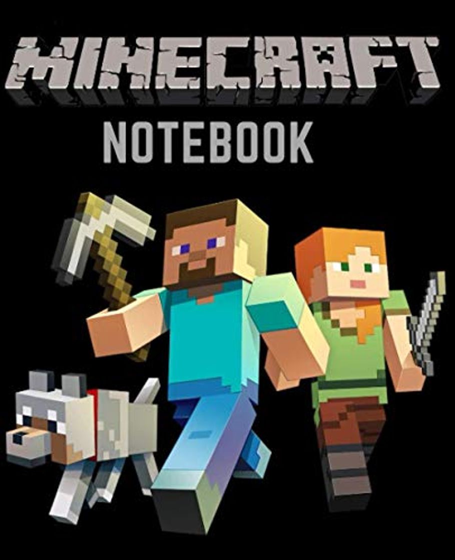 Book Minecraft paperback: Journal, gamer notebook, College Ruled Blank Lined 100 Pages of