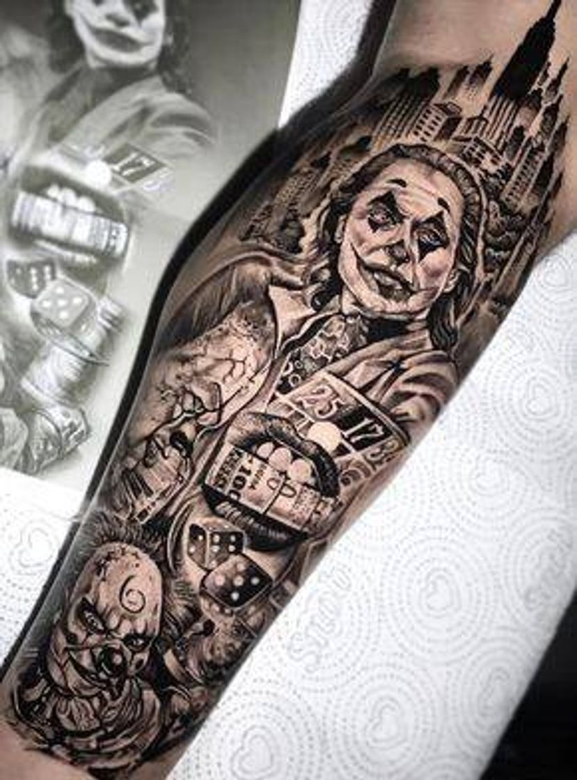 Moda Tatuagem do coringa!