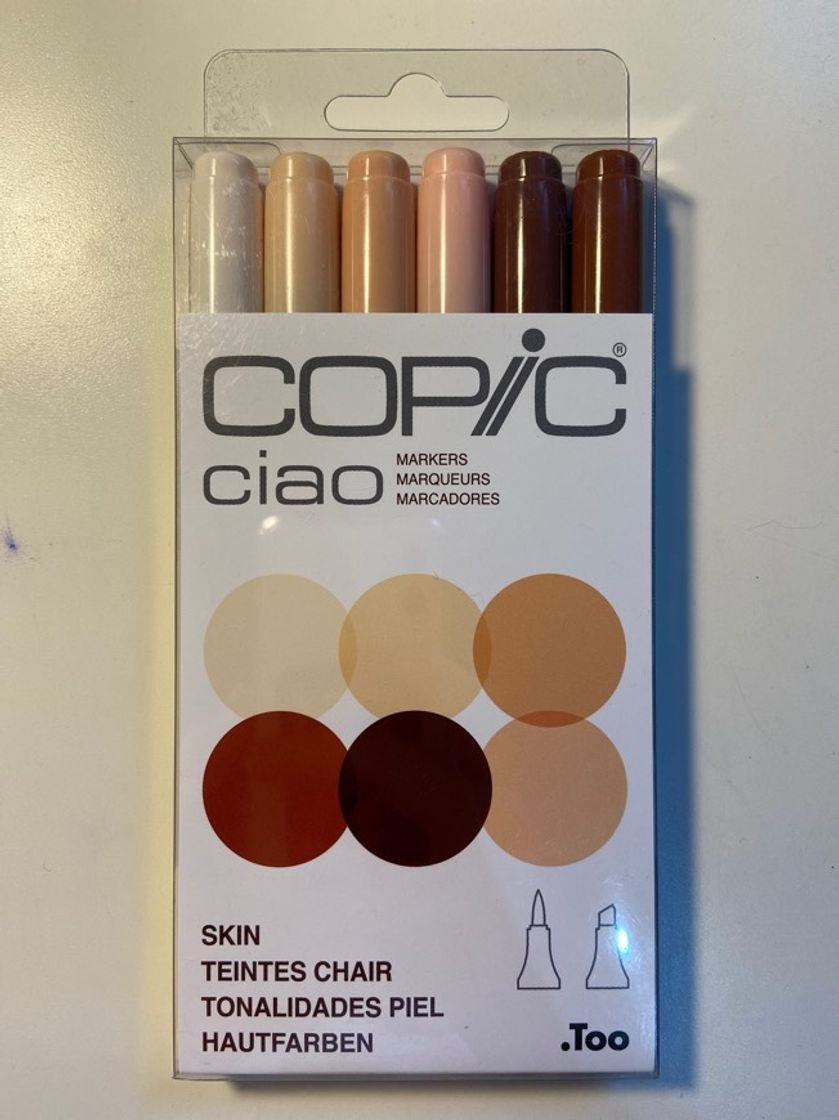 Moda Copic Markers Ciao pack 6 tonalidades piel