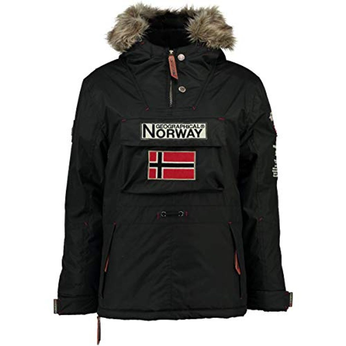 Producto Geographical Norway Parka Hombre Boomerang Negro S