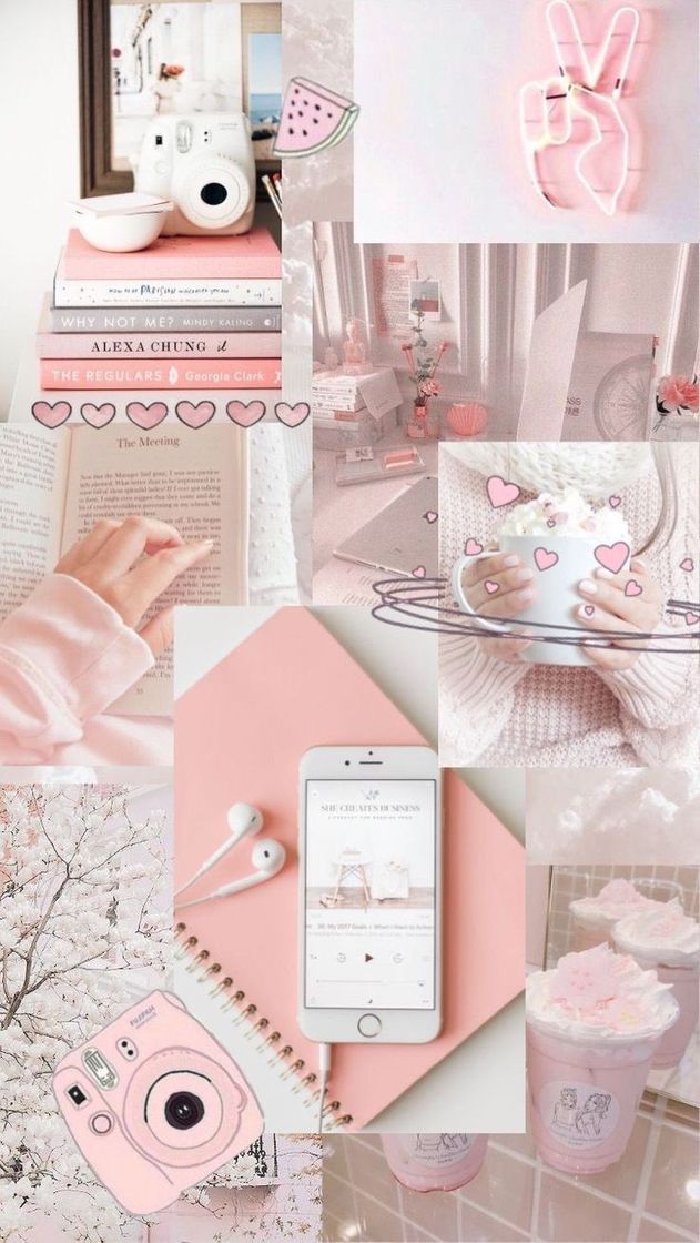 Fashion Wallpaper Rosa aesthetic 