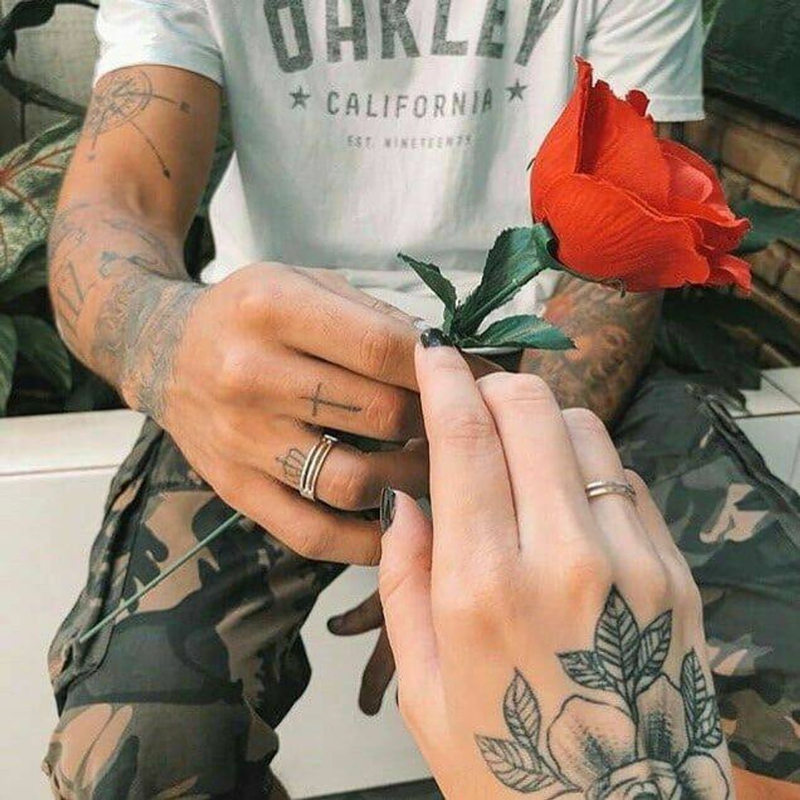 Fashion Casal tatuado 😍