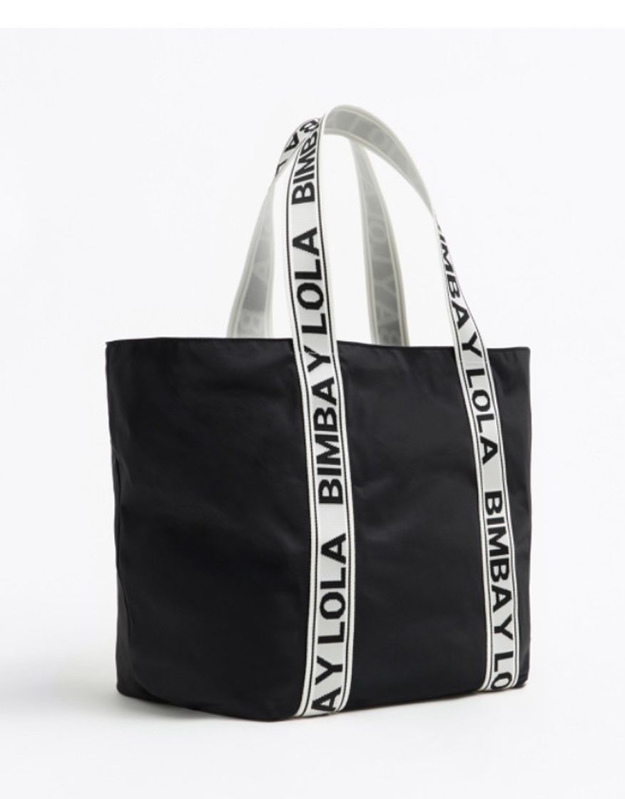 Moda Bolso shopper L nylon negro