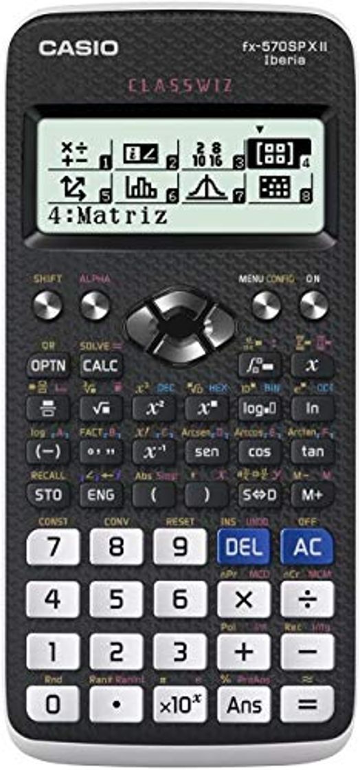Casio FX-570SPXII, Calculadora Científica, Recomendada para el Curriculum Español y Portugués, 576