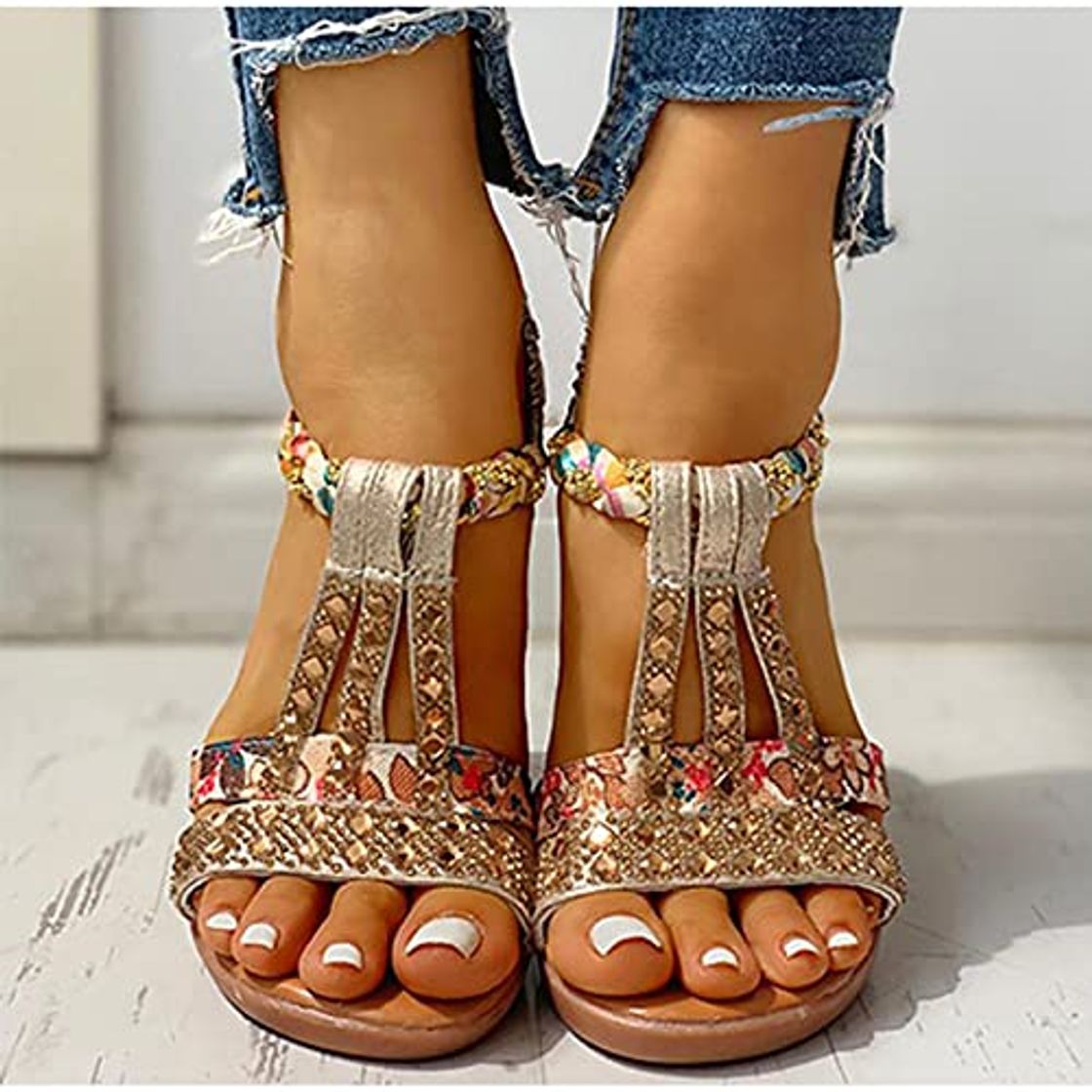 Social DZQQ Sandalias de Verano para Mujer