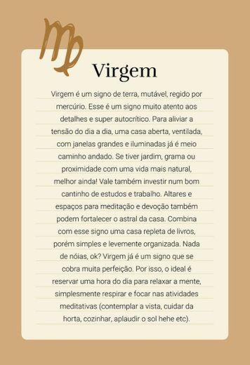 Signo de virgem