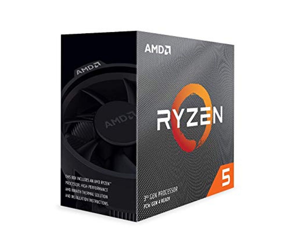 Electrónica AMD Ryzen 5 3600 - Procesador con disipador de calor Wraith Stealth