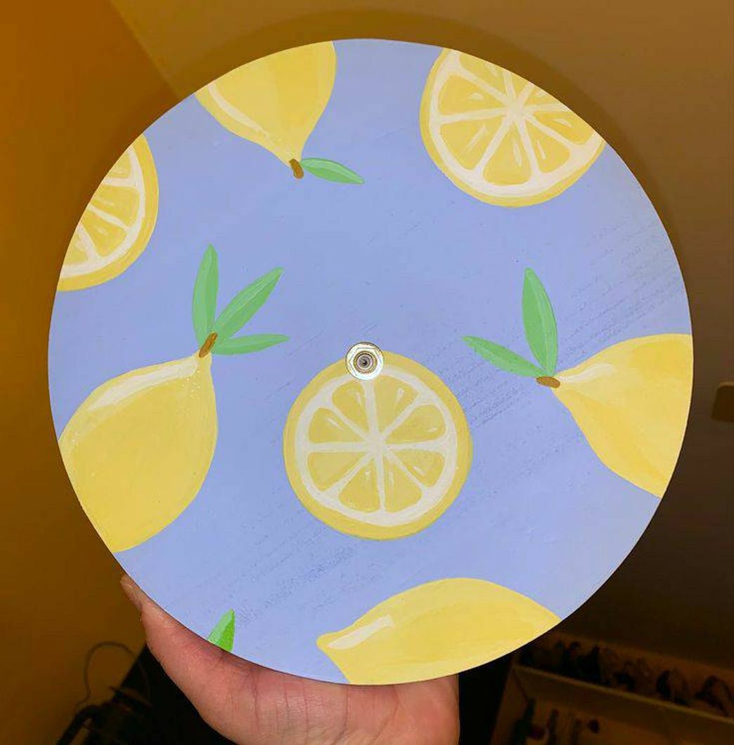 Fashion Cd indie Lemon clock🍋