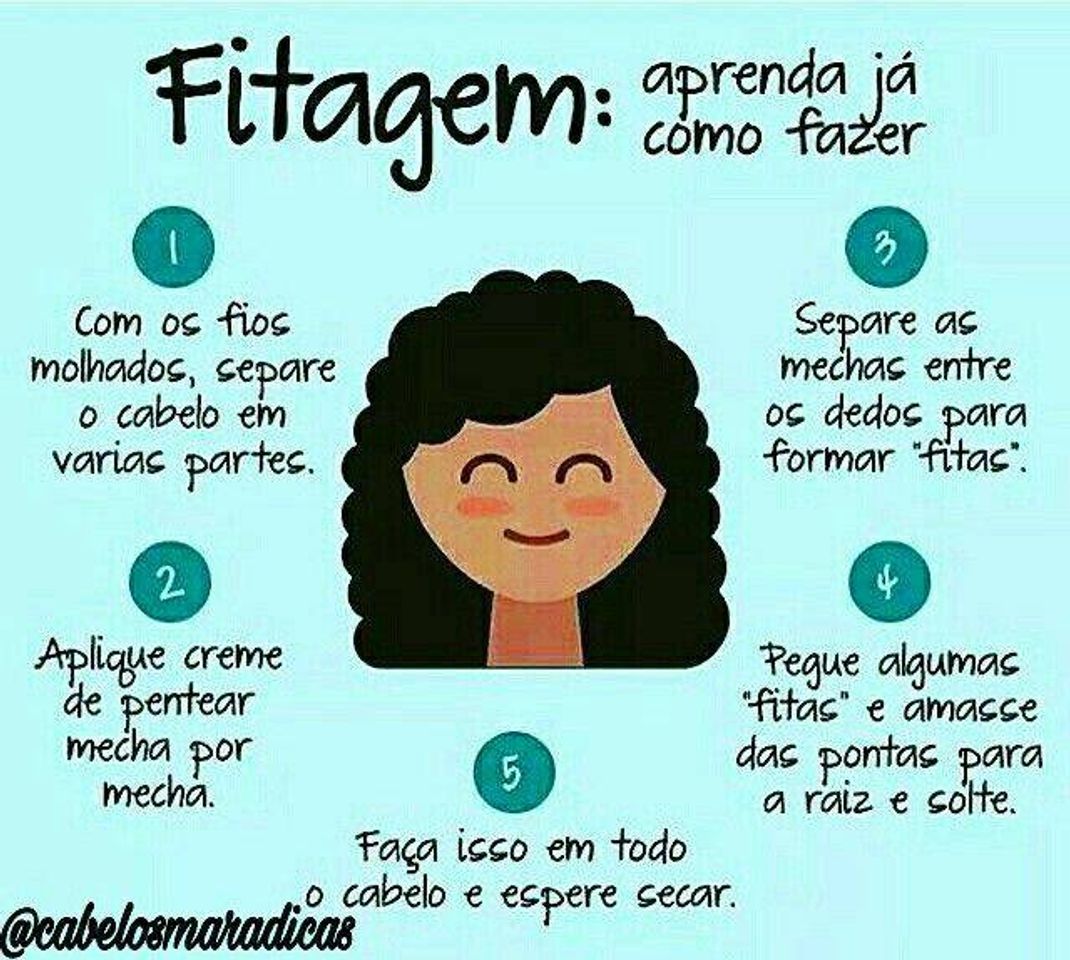 Fashion Como fazer fitagem em cabelo cacheado.