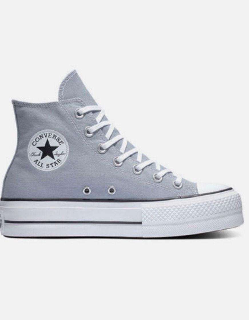 Fashion Converse plataforma gris