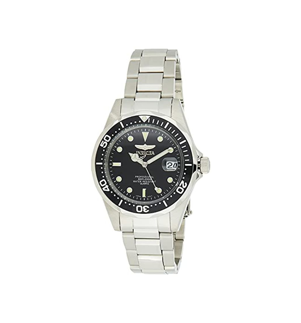 Social Invicta 8932 Pro Diver Reloj Unisex acero inoxidable Cuarzo Esfera negro