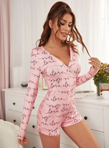 Pijama macacão 