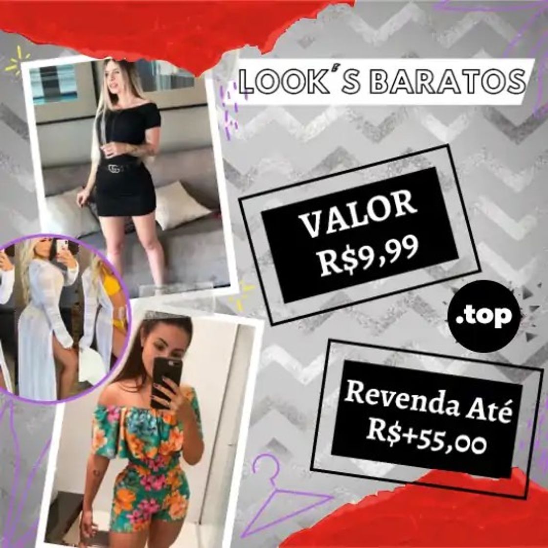 Moda Roupa lindas e baratas para revender