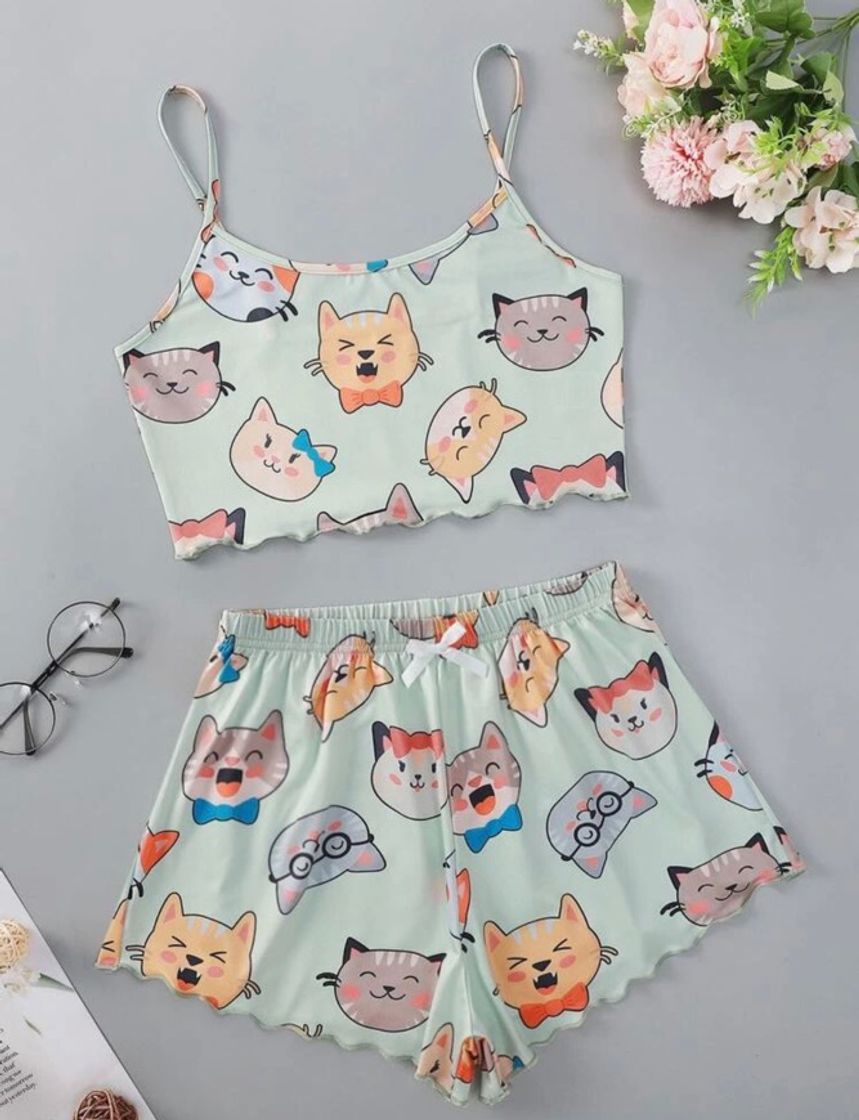 Fashion Pijama gatinho