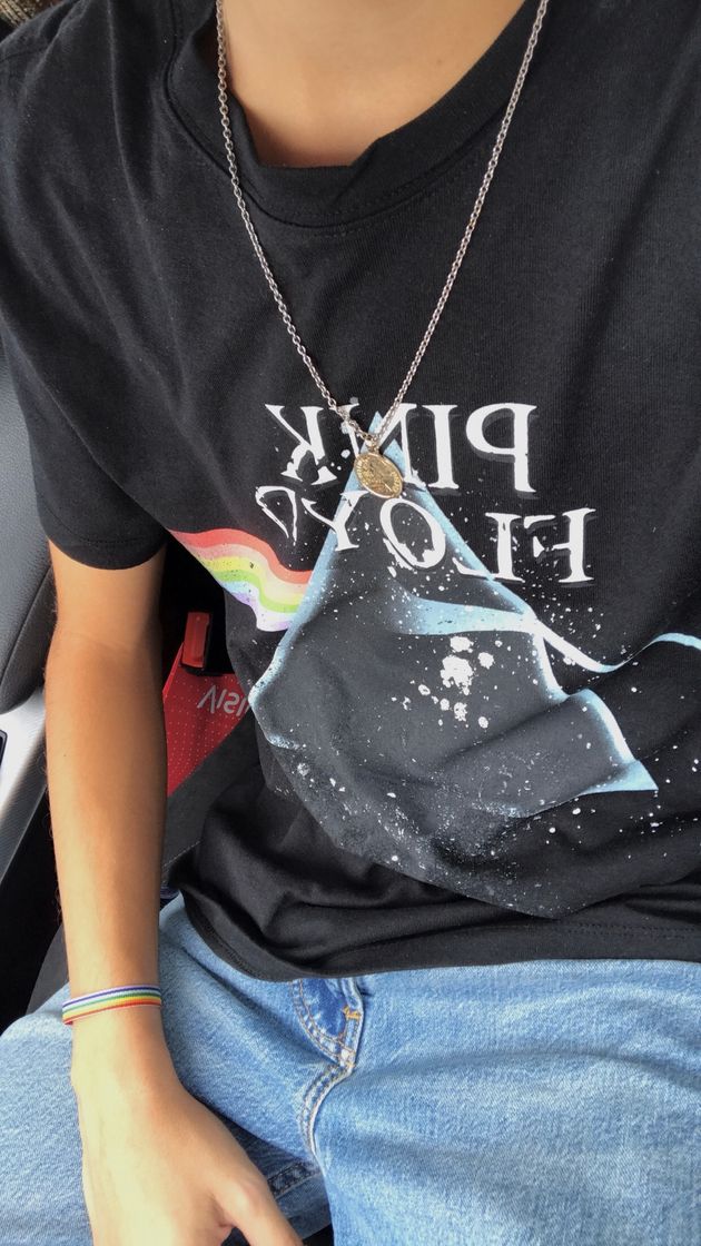 Moda camiseta pink floyd