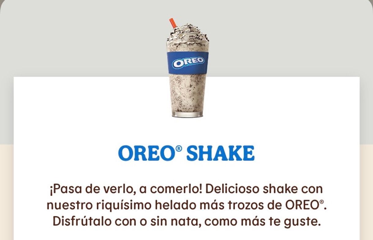 Moda Oreo Shake