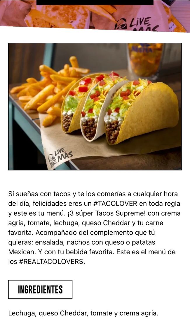 Moda Tres Tacos Supreme