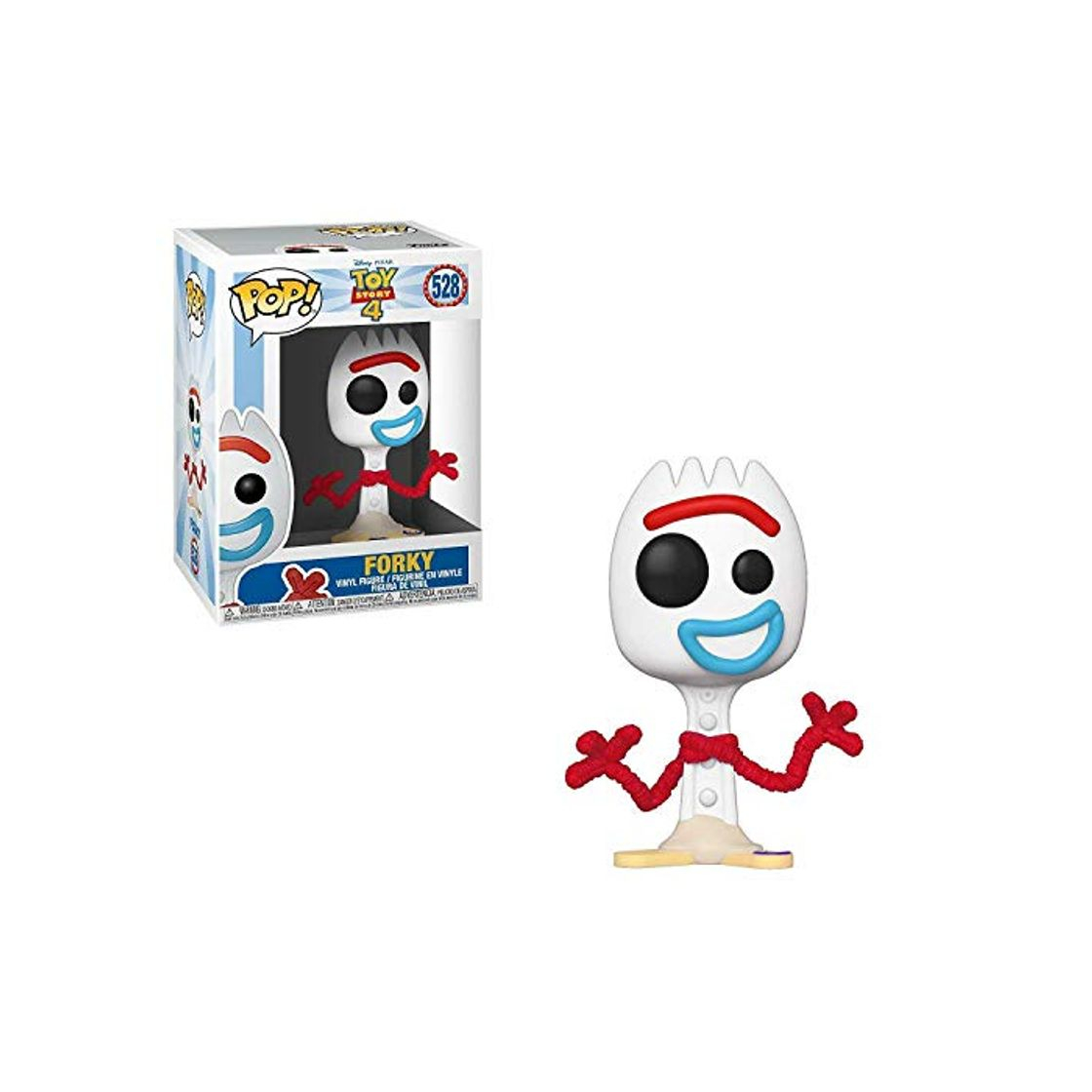 Juego Funko- Pop Vinilo: Disney: Toy Story 4: Forky Figura Coleccionable,