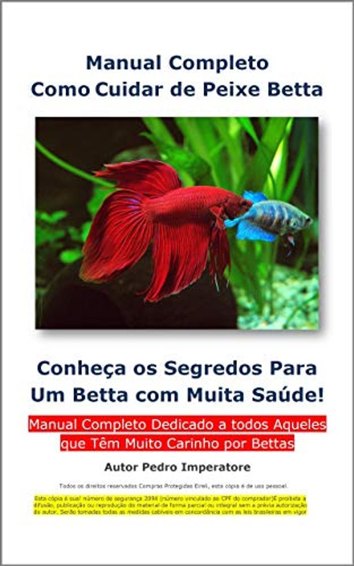 Product Manual Completo Como Cuidar de Peixe Betta