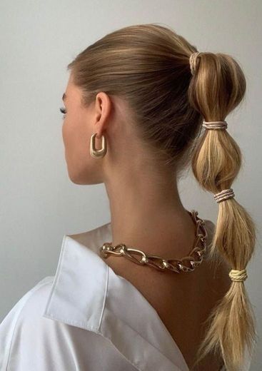 Long ponytails 