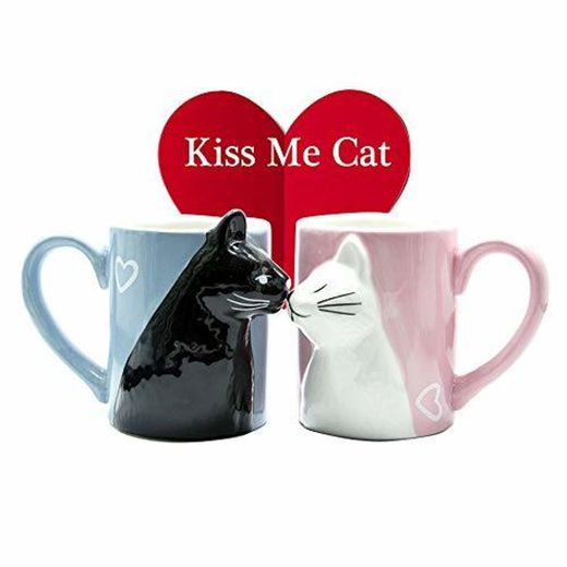 MengCat Gato Tazas de café par
