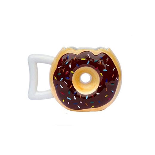 Comfify Taza de Donut de cerámica - Deliciosa Taza de Donut con