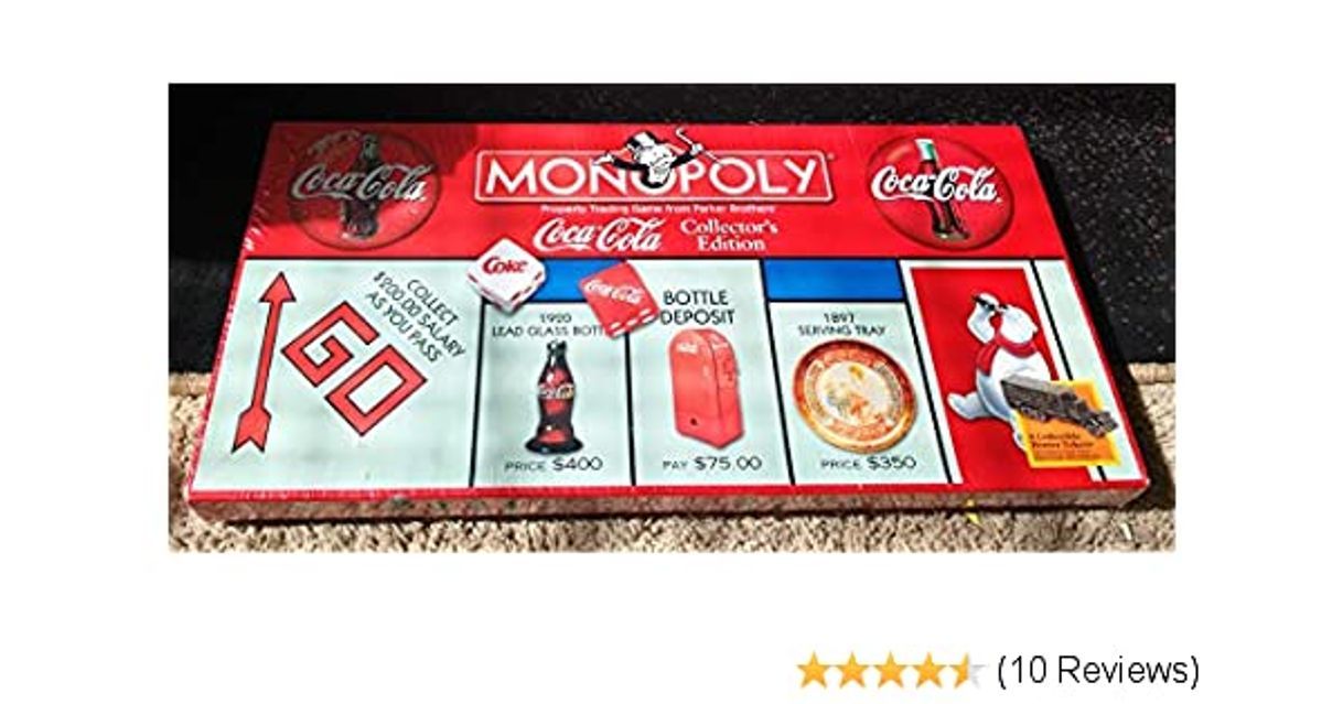 Fashion Monopoly Coca-Cola Collector's Edition: Toys & Games 