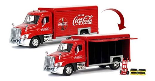 Coca-Cola 1/50 Camión de Entrega de Bebidas con 2 Puertas 