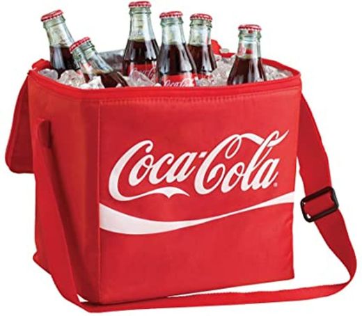 Red Coca-Cola Script Cooler Bag 12 Can by Coca-Cola: Amazon ...