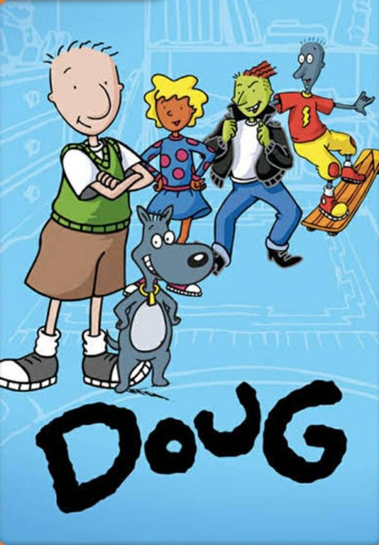 Fashion Doug funnie desenho da minha adolescência 