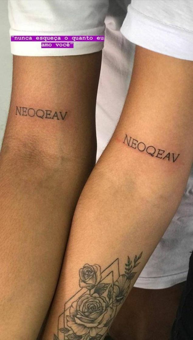 Moda Tatuagem de casal.