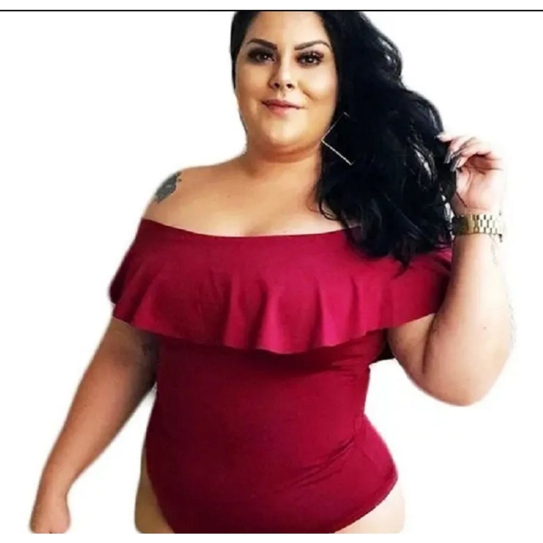 Moda Body ciganinha Plus size