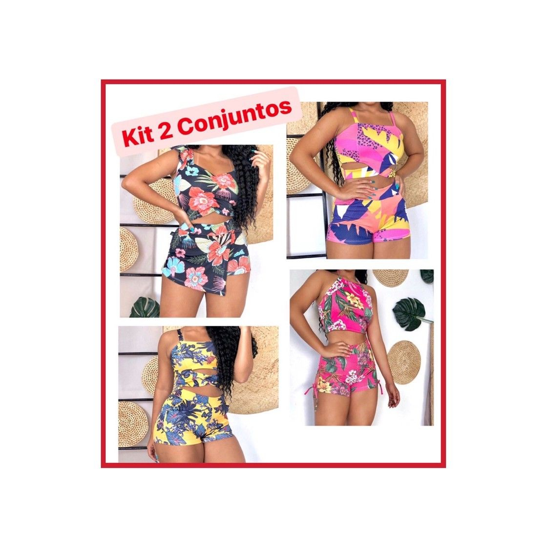 Moda Kit 2 conjuntos - short