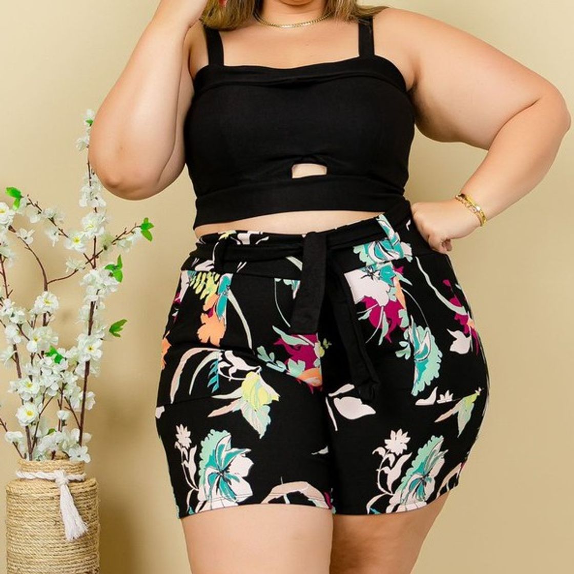 Social Conjunto short