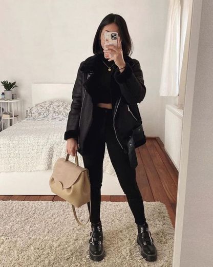 All black