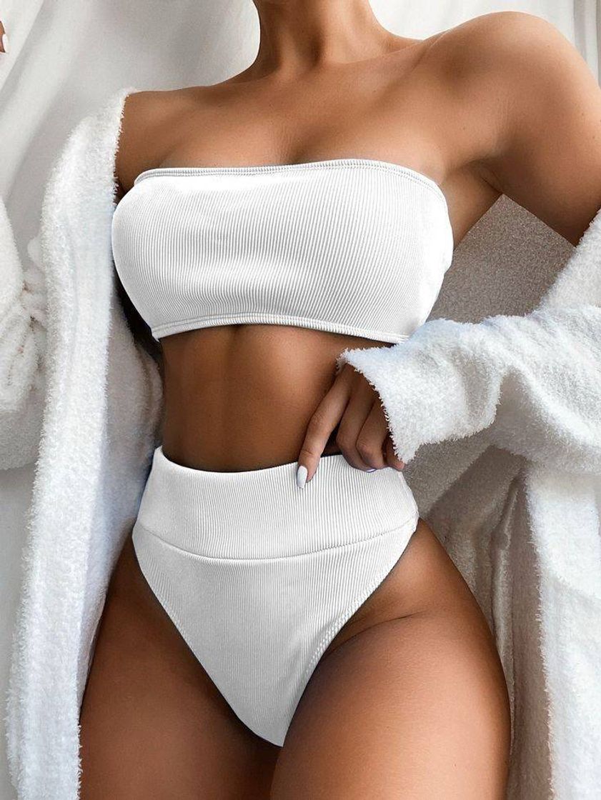 Moda Bikini branco 